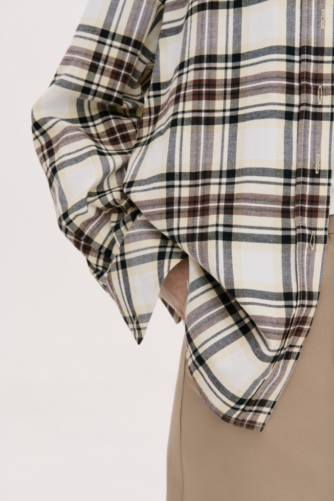 СОРОЧКА ВІЛЬНОГО РОЗСЛАБЛЕНОГО СИЛУЕТУ 18-3B зображення 3